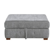 9624GY*62L1ACRCOT (6)6-Piece Sectional with Right Chaise, Pull-out Bed and Ottoman - 9624GY*62L1ACRCOT