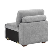 9624GY*62L1ACRCOT (6)6-Piece Sectional with Right Chaise, Pull-out Bed and Ottoman - 9624GY*62L1ACRCOT