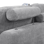 9624GY*62L1ACRCOT (6)6-Piece Sectional with Right Chaise, Pull-out Bed and Ottoman - 9624GY*62L1ACRCOT