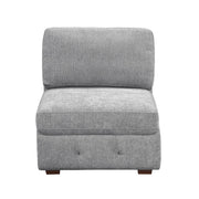 9624GY-AC Armless Chair - 9624GY-AC