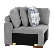 9624GY-CR Corner Seater - 9624GY-CR