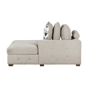 9624TP*32LRC 3-Piece Sectional with Right Chaise, Pull-out Bed and Ottoman - 9624TP*32LRC