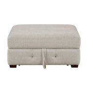9624TP*32LRC 3-Piece Sectional with Right Chaise, Pull-out Bed and Ottoman - 9624TP*32LRC