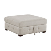 9624TP*32LRC 3-Piece Sectional with Right Chaise, Pull-out Bed and Ottoman - 9624TP*32LRC