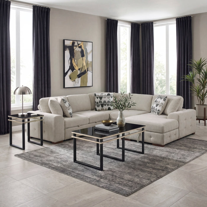 9624TP*42L1ACRC (4)4-Piece Sectional with Right Chaise and Pull-out Bed - 9624TP*42L1ACRC