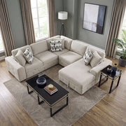 9624TP*42L1ACRC (4)4-Piece Sectional with Right Chaise and Pull-out Bed - 9624TP*42L1ACRC
