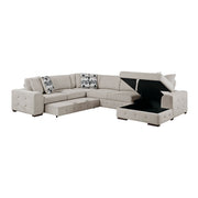 9624TP*42LRC 4-Piece Sectional with Right Chaise and Pull-out Bed - 9624TP*42LRC