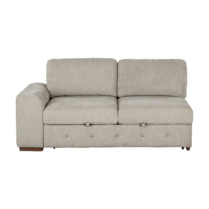 9624TP*42LRC 4-Piece Sectional with Right Chaise and Pull-out Bed - 9624TP*42LRC