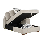 9624TP*52LRC 5-Piece Sectional with Right Chaise, Pull-out Bed and Ottoman - 9624TP*52LRC