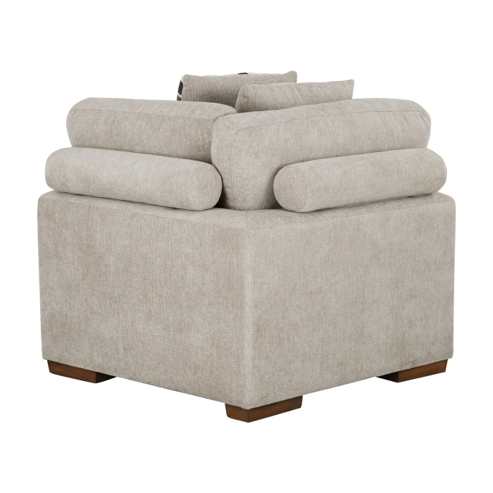 9624TP*52LRC 5-Piece Sectional with Right Chaise, Pull-out Bed and Ottoman - 9624TP*52LRC