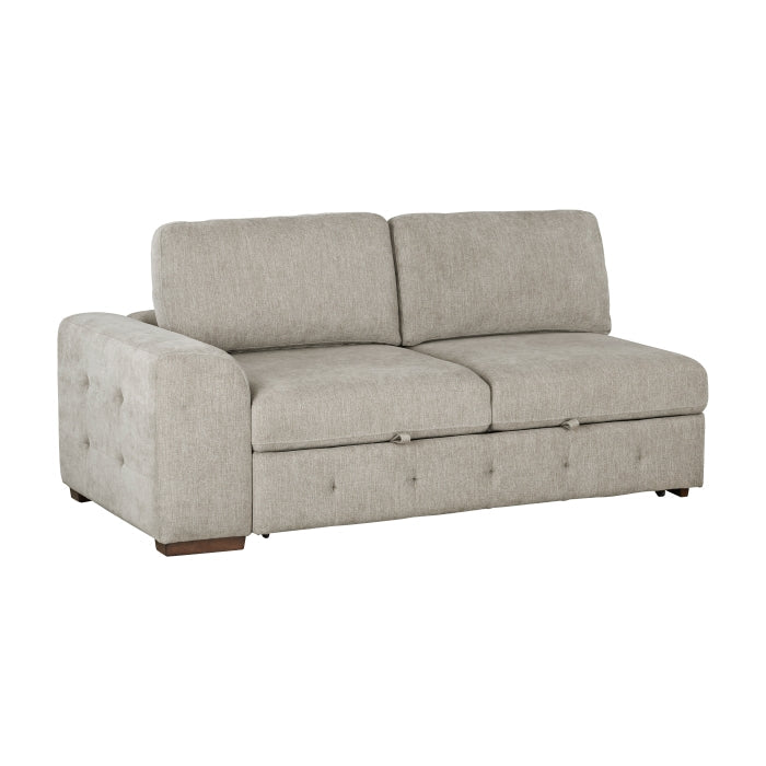 9624TP*62L1ACRCOT (6)6-Piece Sectional with Right Chaise, Pull-out Bed and Ottoman - 9624TP*62L1ACRCOT