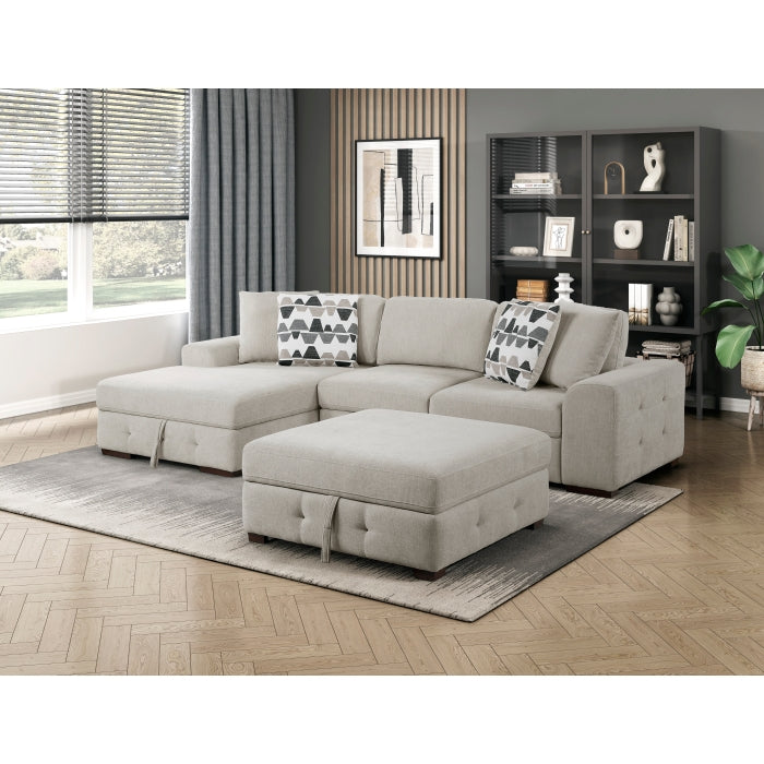 9624TP-LC Left Side Chaise with Hidden Storage - 9624TP-LC