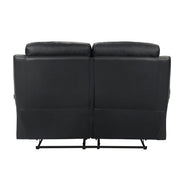 9628BLK*2 2pc Set: Sofa, Love - 9628BLK*2