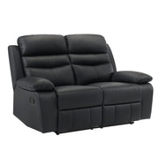 9628BLK-2 Double Reclining Love Seat - 9628BLK-2