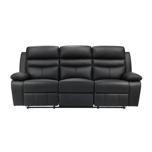 9628BLK-3 Double Reclining Sofa - 9628BLK-3