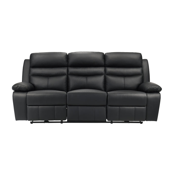 9628BLK-3PW Power Double Reclining Sofa - 9628BLK-3PW