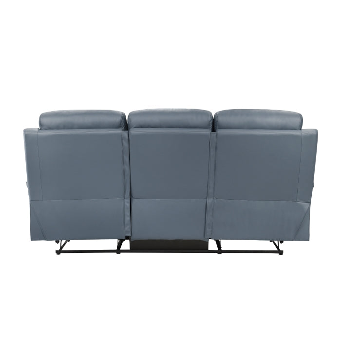 9628BUE*2 2pc Set: Sofa, Love - 9628BUE*2