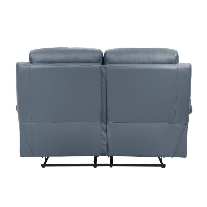 9628BUE-2 Double Reclining Love Seat - 9628BUE-2