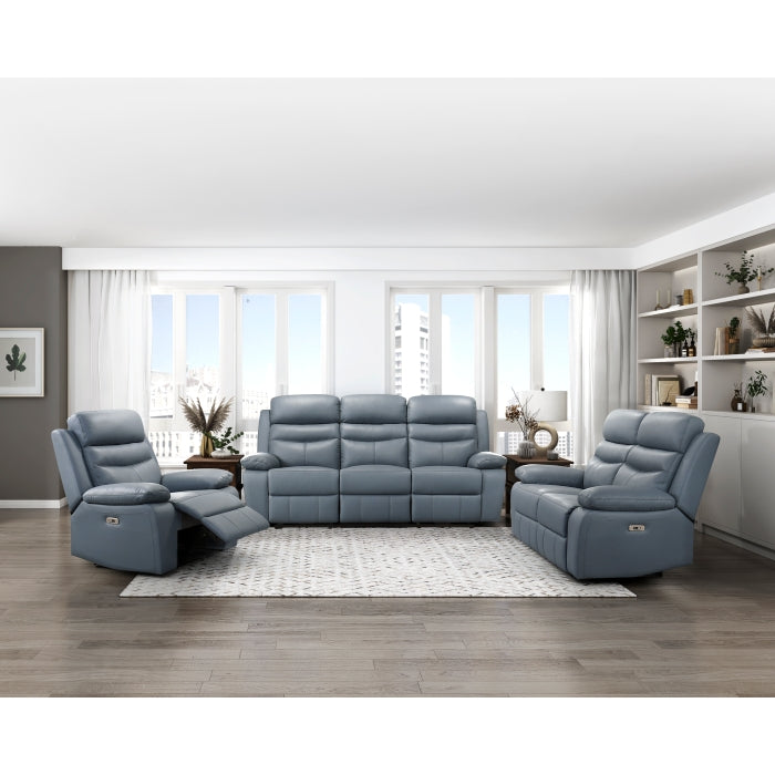 9628BUE-2PW Power Double Reclining Love Seat - 9628BUE-2PW