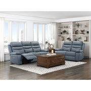 9628BUE-3PW Power Double Reclining Sofa - 9628BUE-3PW