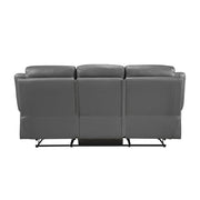 9629DGY*2 2pc Set: Sofa, Love - 9629DGY*2