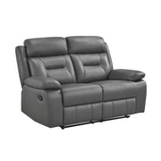 9629DGY*2 2pc Set: Sofa, Love - 9629DGY*2
