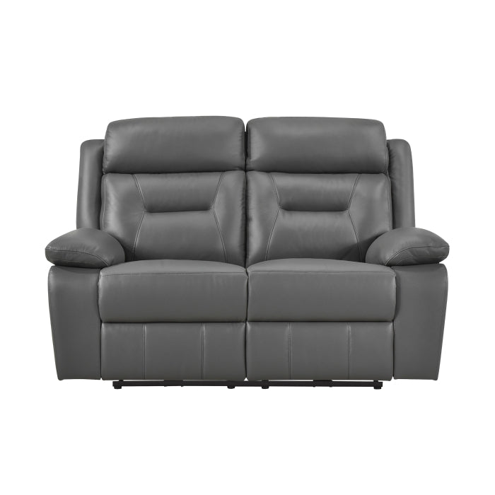 9629DGY*2PW 2pc Set: Sofa, Love (Power) - 9629DGY*2PW