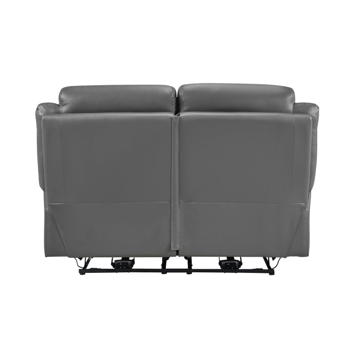 9629DGY*2PW 2pc Set: Sofa, Love (Power) - 9629DGY*2PW