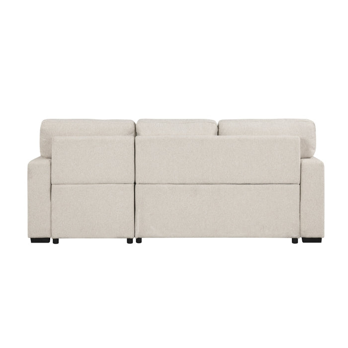 9630BE*22LRC (2)Sectional with Right Chaise, Pull-out Bed, Hidden Storage and Shelves, Charging Ports - 9630BE*22LRC