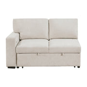 9630BE*32LRC (3)Sectional with Right Chaise, Pull-out Bed, Hidden Storages and Shelves, Charging Ports - 9630BE*32LRC