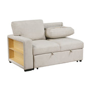 9630BE*42LRC (4)Sectional with Right Chaise, Pull-out Bed, Hidden Storages and Shelves, Charging Ports - 9630BE*42LRC