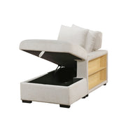 9630BE*42LRC (4)Sectional with Right Chaise, Pull-out Bed, Hidden Storages and Shelves, Charging Ports - 9630BE*42LRC