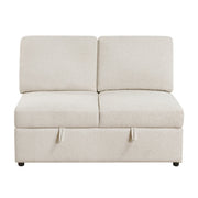 9630BE*4LC2R (4)Sectional with Left Chaise, Pull-out Bed, Hidden Storages and Shelves, Charging Ports - 9630BE*4LC2R