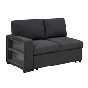 9630BK*22LRC (2)Sectional with Right Chaise, Pull-out Bed, Hidden Storage and Shelves, Charging Ports - 9630BK*22LRC