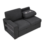 9630BK*22LRC (2)Sectional with Right Chaise, Pull-out Bed, Hidden Storage and Shelves, Charging Ports - 9630BK*22LRC