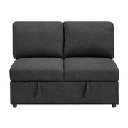 9630BK*42LRC (4)Sectional with Right Chaise, Pull-out Bed, Hidden Storages and Shelves, Charging Ports - 9630BK*42LRC