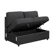 9630BK*4LC2R (4)Sectional with Left Chaise, Pull-out Bed, Hidden Storages and Shelves, Charging Ports - 9630BK*4LC2R