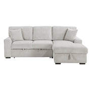 9633MNB*22LRC (2)2-Piece Sectional with Pull-out Bed and Right Chaise with Hidden Storage - 9633MNB*22LRC