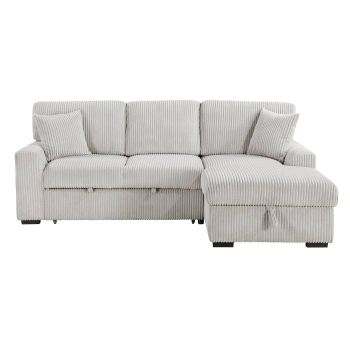 9633MNB*22LRC (2)2-Piece Sectional with Pull-out Bed and Right Chaise with Hidden Storage - 9633MNB*22LRC