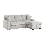 9633MNB*22LRC (2)2-Piece Sectional with Pull-out Bed and Right Chaise with Hidden Storage - 9633MNB*22LRC