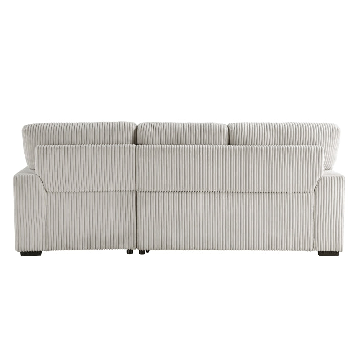 9633MNB*22LRC (2)2-Piece Sectional with Pull-out Bed and Right Chaise with Hidden Storage - 9633MNB*22LRC
