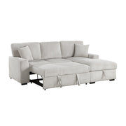 9633MNB*22LRC (2)2-Piece Sectional with Pull-out Bed and Right Chaise with Hidden Storage - 9633MNB*22LRC