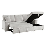 9633MNB*22LRC (2)2-Piece Sectional with Pull-out Bed and Right Chaise with Hidden Storage - 9633MNB*22LRC