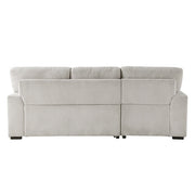 9633MNB*2LC2R (2)2-Piece Sectional with Pull-out Bed and Left Chaise with Hidden Storage - 9633MNB*2LC2R