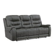 9634DGY*2 2pc Set: Sofa, Love - 9634DGY*2