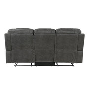 9634DGY*2 2pc Set: Sofa, Love - 9634DGY*2