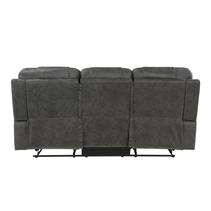 9634DGY*2 2pc Set: Sofa, Love - 9634DGY*2