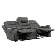 9634DGY-3 Double Reclining Sofa - 9634DGY-3