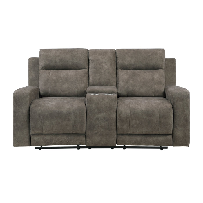 9635BR*2 2pc Set: Sofa, Love - 9635BR*2