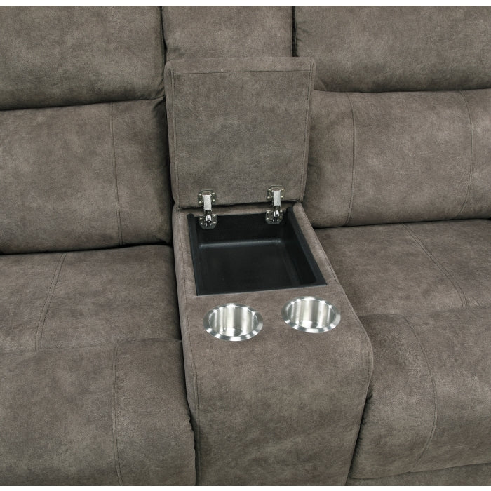 9635BR*2 2pc Set: Sofa, Love - 9635BR*2